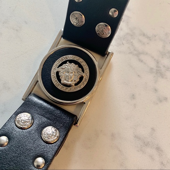 Vintage Gianni Versace belt early 1999s sz 30 - Picture 3 of 5